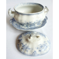 Antieke soepterrine Foley Potterie J.T.W. 1840-1860